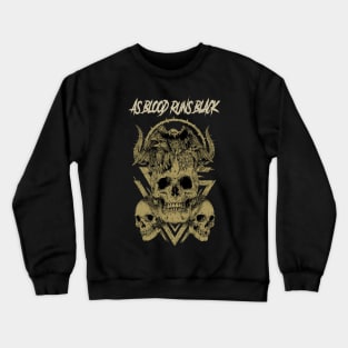 AS BLOOD RUNS BLACK BAND MERCHANDISE Crewneck Sweatshirt